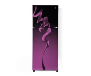 Pel Refrigerator PRL-22250 Curved Glass Door Purple Blaze