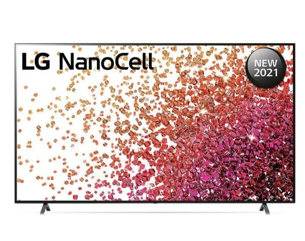 LG 75NANO75VPA NanoCell 75 Inch TV With 4K Active HDR Cinema Screen Design from the NANO75 Series